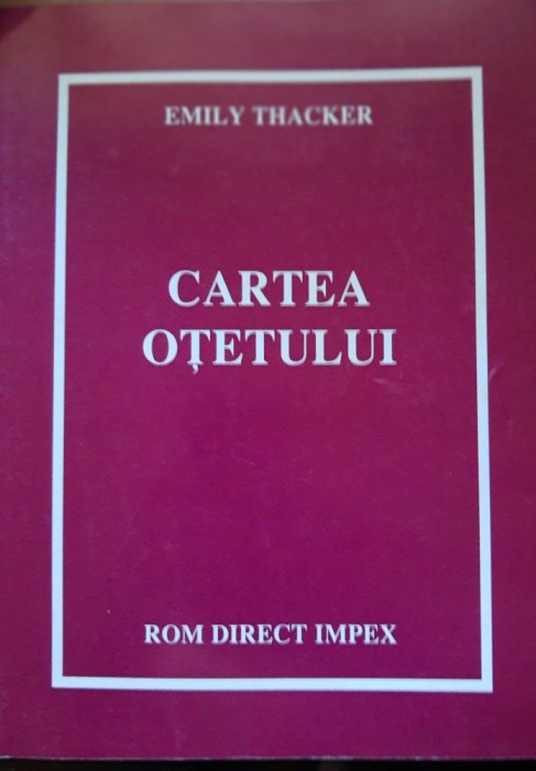 Emily Thacker - Cartea otetului