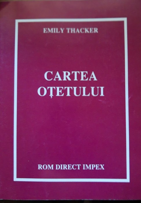 Emily Thacker - Cartea oțetului