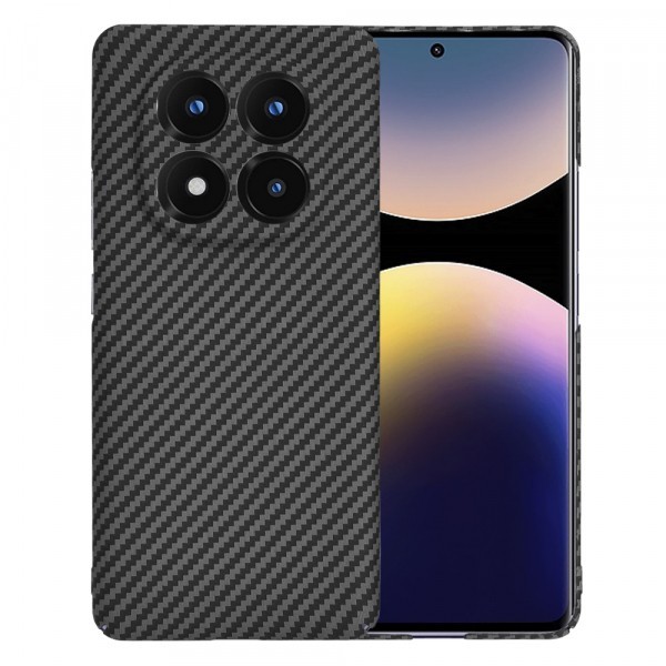 Husa pentru Xiaomi Redmi Note 14 Pro5G, Techsuit, Carbonite FiberShell, Neagra