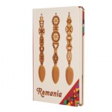 Agenda nedatata, Mestesug romanesc, foi albe, 13,8 x 19,6 cm, 144 pg, MB260 R4