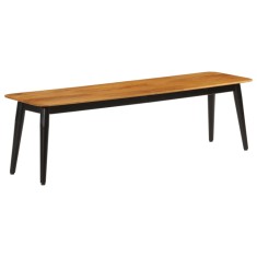 Gossi banca, 160x40x45 cm, lemn masiv de mango si fier