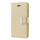 Husa SAMSUNG Galaxy S4 - Rich Diary (Auriu), Cu clapeta, Piele Ecologica, Mercury