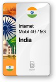 ESIM Internet India, valabil 7 zile, trafic Nelimitat, Premium