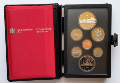 Set monede Canada, anul 1984 - Proof - G 4088 foto