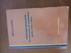 Probleme Rezolvate Din Manualele De Matematică Pentru Clasa 12-Mircea Ganga