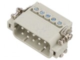 Conector HDC inserturi contact tată CDA PIN 10 PE 16A