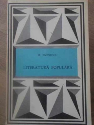 LITERATURA POPULARA-MIHAI EMINESCU foto