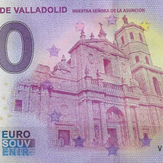 NOU : 0 EURO SOUVENIR - SPANIA , VALLADOLID , CATEDRALA - 2022.1 - UNC / IN SCAN