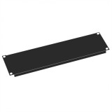 Panou masca metalic 19&quot; 3U RAL9005 Negru, Value 26.99.0300