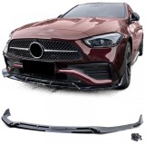 Spoiler frontal sport lip gloss negru, potrivit pentru Mercedes C-Class W206 S206 din 21 Performance AutoTuning