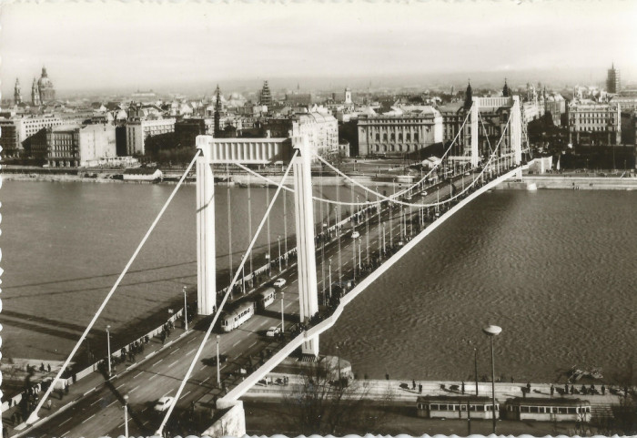 *Ungaria, poduri (10), Budapesta, c.p.i., necirculata