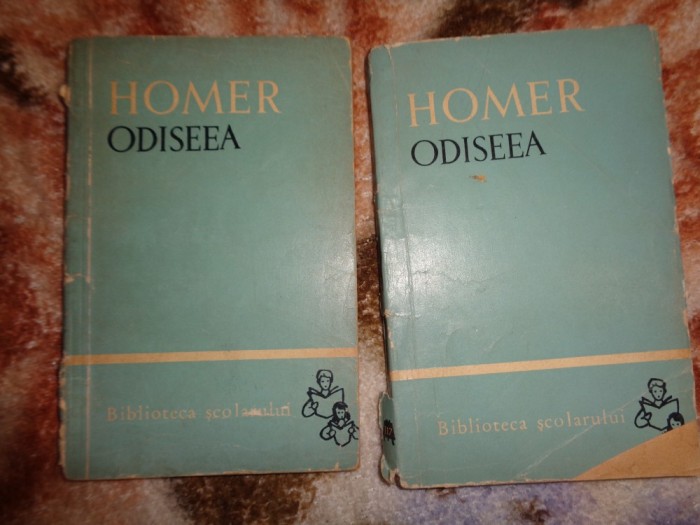 Homer - Odiseea / 2 volume , volumele nu se vand separat