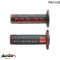 Set mansoane cross - enduro Domino - culoare: negru/rosu (lungime: 120 mm)