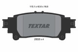 Set placute frana disc Lexus Gs, Is III, Rc Motor 200t, 200t, 200t, 200t, 250, 250, 250, 250, 45.6x115.1x16.8mm, OE 0446630280