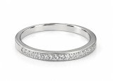 Cumpara ieftin Inel tip Verigheta Semi-Eternity din Argint 925 cu Zirconia