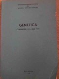 Genetica Comunicari 1969, Colectiv, 338 pagini, Biologie, Bucuresti, Romana, Necartonata