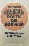 Contributii la studierea regimului politic din Romania - 1984 - Mihai Fatu (W216)
