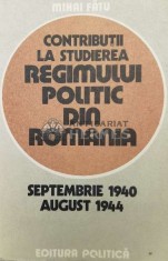 Contributii la studierea regimului politic din Romania - 1984 - Mihai Fatu (W216)