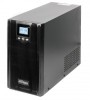 UPS GEMBIRD, Line Int. cu sinusoida pura cu management, mini tower, 3000VA/2400W, AVR, IEC x 6, 4 x baterie 12V/9Ah, display LCD, back-up 21 - 30 min.