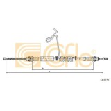 Cablu frana mana Ford Transit Platou / Sasiu (Fm, Fn) Cofle 115578, parte montare : dreapta, spate