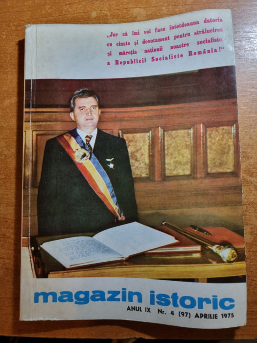 revista magazin istoric aprilie 1975