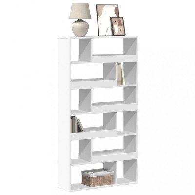 vidaXL Bibliotecă, alb, 100x33x187,5 cm, lemn prelucrat 3309348 foto
