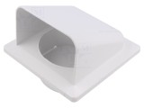 Accessories: ventilation grille white Body dim: 140x140x116mm