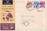 FILATELIE TEMATICA - PLIC SINGAPORE TEMATICA AVION AVIOANE AVIATIE AIRMAIL