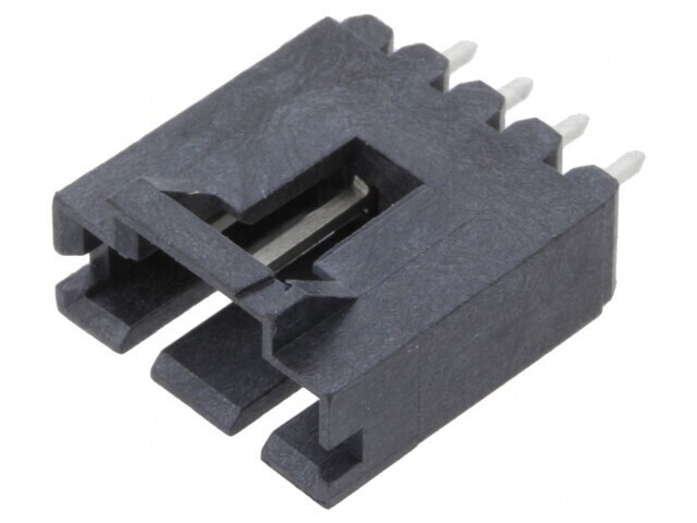 Soclu cablu-placă tată AMPMODU MTE 2,54mm 4 pini THT drept