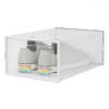 Cutie Depozitare Pantofi, Model Transparent, Dimensiuni 31.5x21.5x13cm, Plastic Stivuibil, Oem