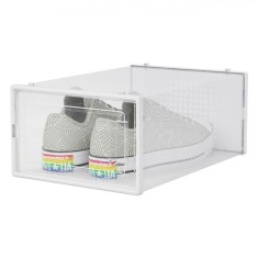 Cutie Depozitare Pantofi, Model Transparent, Dimensiuni 31.5x21.5x13cm, Plastic Stivuibil