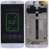 Acer Liquid Zest Plus (Z628) Capacul frontal al modulului de afișare+lcd+digitizer alb 6M.HVNHC.002