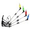 Set 4 swingere cu tija si iluminare led in 4 culori