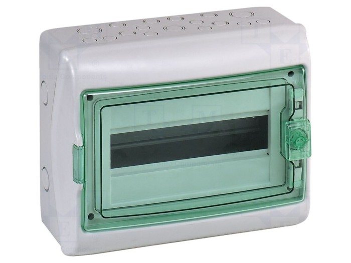 Carcasă modulară IP65 gri deschis 18 module