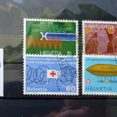 TS21 - Timbre serie CCCP - Elvetia - Helvetia 1975 Mi1046-49