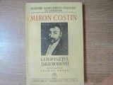 LETOPISETUL TARAI MOLDOVEI de MIRON COSTIN , 1943