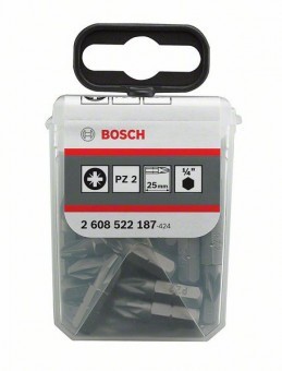 Cap de surubelnita extra dur PZ 2, 25mm set 25 buc. - 3165140720236 foto