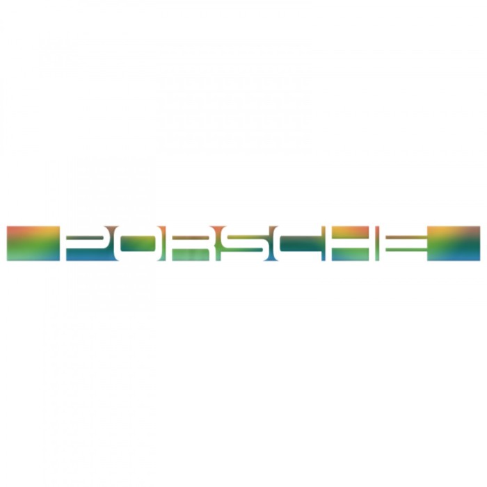 Sticker Porsche Bloc , Autocolant Sportiv Personalizat pentru Porsche