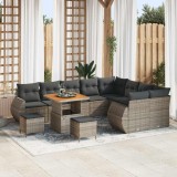 Cumpara ieftin Set de canapele pentru grădină 12 pcs Gri 80 x 80 x 71 cm