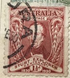 Timbre America Interbelica TMB1RAR Australia 1930