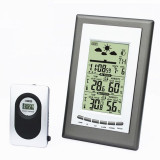 Statie meteo cu emitator extern, LCD, alarma, Snooze, ceas, calendar, ProCart