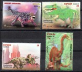 SPANIA 2015, Fauna - Dinazauri, serie neuzată, MNH, Nestampilat