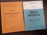 Cumpara ieftin Gheorghe Siretchi - Analiza Matematica, 2 Vol. (1976/1982) - Universitatea Bucuresti