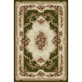 Covor Model Lotos 574-310, Marime 50 x 80 cm, Verde, Inaltime Fir 8 mm, Antialergic, Polipropilena, Living, Dormitor, Sufragerie, Birou