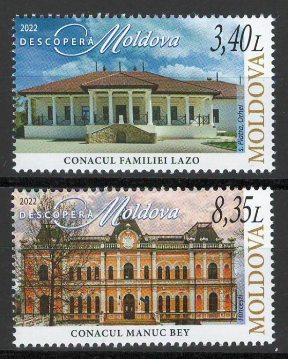 Moldova 2022 Mi 1204/05 MNH - Descopera Moldova