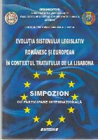 Evolutia Sistemului Legislativ Romanesc si European in Contextul Tratatului de la Lisabona foto