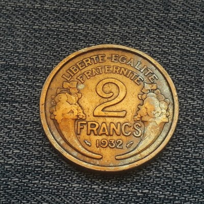 2i - 2 Francs 1932 Franta foto