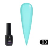 Ojă semipermanentă cu efect de vitraliu Global Fashion 8ml, Tinted Glass 08