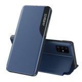 Husa flip smart view compatibila honor 90 lite, tip carte, albastru
