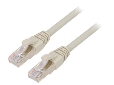 Cablu Patch ETHERLINE Cat.6a S/FTP LSZH Gri 1m foto